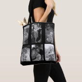 Personalisierte Schwarzweiss-Foto-Taschen-Tasche Tasche (Von Nahem)