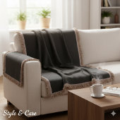 Personalisierte Schwarzweißfarbe Decke