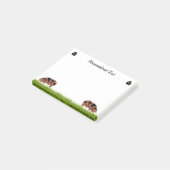 Personalisierte Schweine Post-it Klebezettel (angewinkelt)