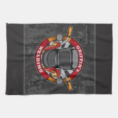 Personalisierte Schweißwerkschnecke Geschirrtuch (Horizontal)