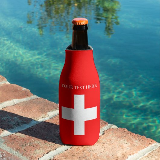 Personalisierte Schweiz-Flagge Schweiz Schweizer E Flaschenkühler (In Situ Pool)
