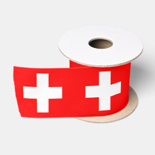 Personalisierte Schweiz-Flagge Schweiz Schweizer E Satinband