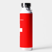 Personalisierte Schweiz-Flagge Schweiz Schweizer E Trinkflasche (Links)