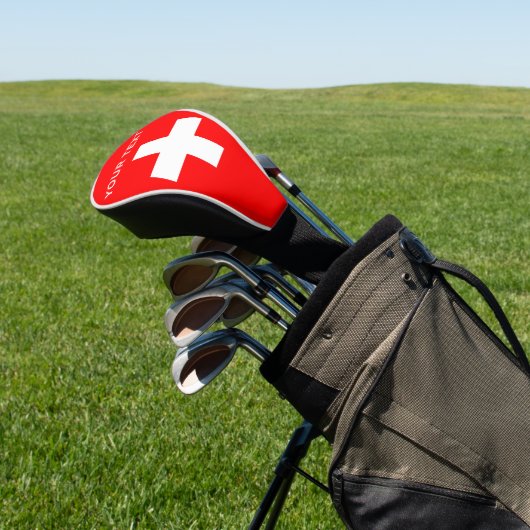 Personalisierte Schweiz Schweiz Schweiz Schweiz Eu Golf Headcover (In SItu)