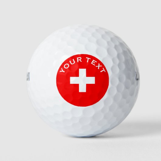 Personalisierte Schweiz Schweiz Schweiz Schweiz Eu Golfball (Vorderseite)