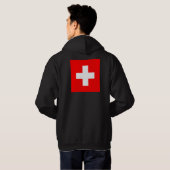 Personalisierte Schweiz Schweiz Schweiz Schweiz Eu Hoodie (Schwarz voll)