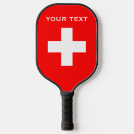 Personalisierte Schweiz Schweiz Schweiz Schweiz Eu Pickleball Schläger