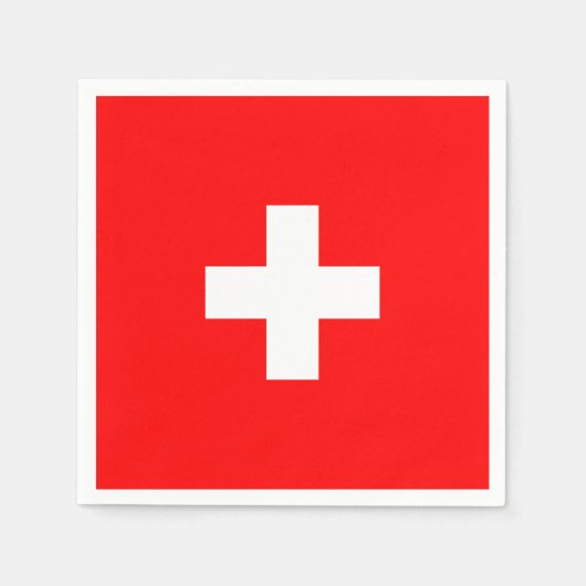 Personalisierte Schweiz Schweiz Schweiz Schweiz Eu Serviette (Vorderseite)