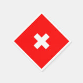 Personalisierte Schweiz Schweiz Schweiz Schweiz Eu Serviette (Ecke)