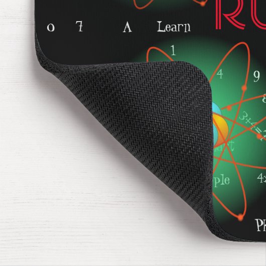 Personalisierte Science Rules Mouse Pad Mousepad (Ecke)