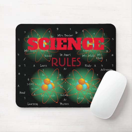 Personalisierte Science Rules Mouse Pad Mousepad (Mit Mouse)