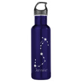 Personalisierte Scorpio Zodiac-Konstellation Trinkflasche (Vorderseite)