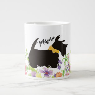Personalisierte Scottie dog coffee Tasse, Garden B Jumbo-Tasse