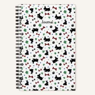 Personalisierte Scottie Shamrocks Lustige Bunte Kl Notizblock