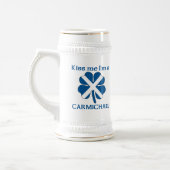 Personalisierte Scottish küssen mich, den ich Bierglas (Links)