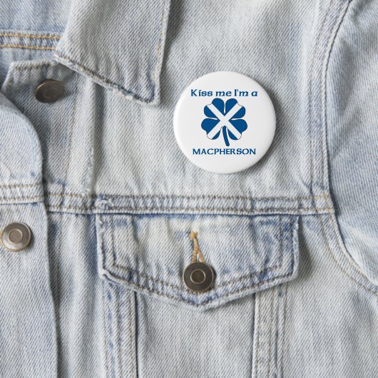 Personalisierte Scottish küssen mich, den ich Button (Beispiel)
