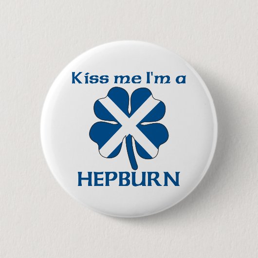 Personalisierte Scottish küssen mich, den ich Button (Vorderseite)