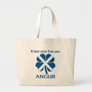 Personalisierte Scottish küssen mich, den ich Jumbo Stoffbeutel