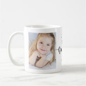 Personalisierte Script-Liebe Sie Oma 2 Foto Kaffeetasse (Links)