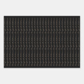 Personalisierte Scrolls Abschluss Wrapping Paper S Geschenkpapier Set (Vorderseite 3)