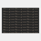 Personalisierte Scrolls Abschluss Wrapping Paper S Geschenkpapier Set (Vorderseite 2)