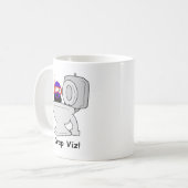 Personalisierte Scuba Diver-Nachricht auf der Rück Kaffeetasse (Vorderseite Links)
