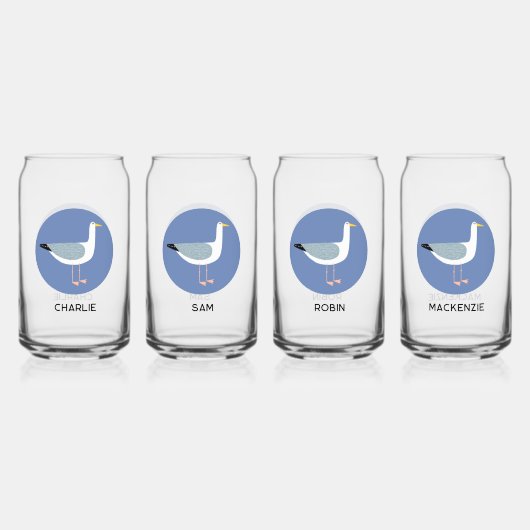 Personalisierte Seagull Dosenglas (Vorderseite)