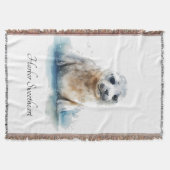Personalisierte Seal Beach Haus Begrüßung Decke (Vorderseite)
