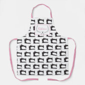 Personalisierte Seamstress-Schürze Schürze (Vorderseite)