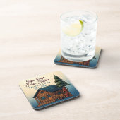 Personalisierte "See-Tage, Hütten-Nächte" Getränkeuntersetzer (Rechte Seite)