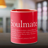 Personalisierte Seelenverwandtschaft Definition Ro Zweifarbige Tasse