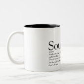 Personalisierte Seeleute Definition Zwei-Tonen-Kaf Zweifarbige Tasse (Links)