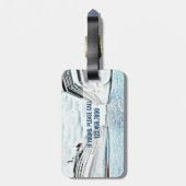 Personalisierte Seeschiffe der Ferien-Kreuzfahrt-| Gepäckanhänger (Rückseite vertikal)