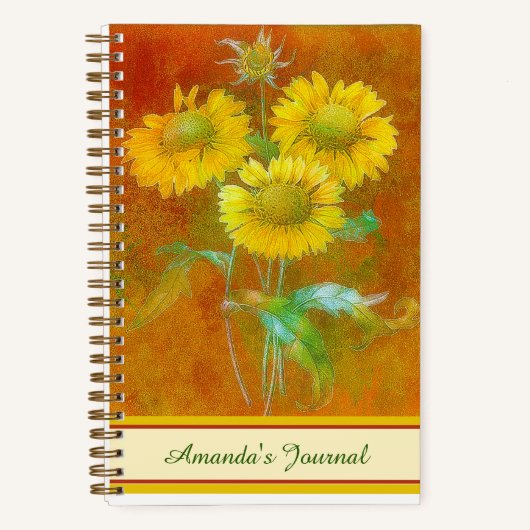 Personalisierte Seifenblütenzeitschrift Notizblock (Vorderseite)