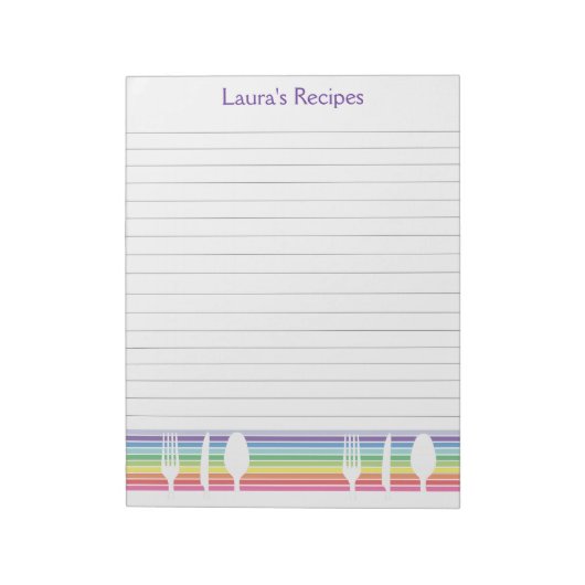 Personalisierte Seite zum Schreiben von Rezessions Notizblock (Rotiert)