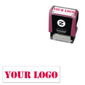 Personalisierte Selbstfarbige Briefmarke mit eigen Permastempel (Beispiel)