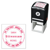 Personalisierte Selbstfarbige Briefmarke Permastempel (Beispiel)