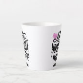 PERSONALISIERTE SELBSTLIEBE LATTE TASSE (Vorderseite)