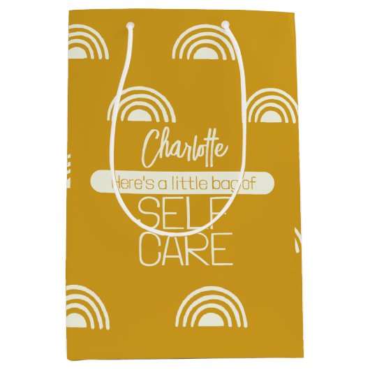 Personalisierte Selbstversorgung Mittlere Geschenktüte (Vorderseite)