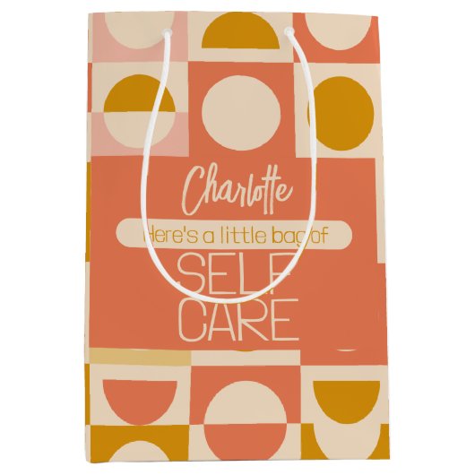 Personalisierte Selbstversorgung Mittlere Geschenktüte (Vorderseite)