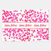 Personalisierte Sequins und Streamer Geschenkpapier Set (Vorderseite 2)