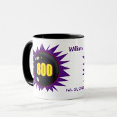 Personalisierte Serie 800 in Bowling, Tasse (Vorderseite Links)