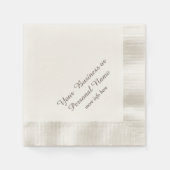 personalisierte Servietten (Vorderseite)