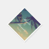 Personalisierte Servietten für die Hochzeit in Url (Ecke)