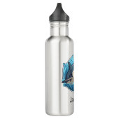 Personalisierte Shark Water Flasche Edelstahlflasche (Links)
