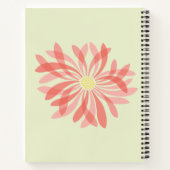 Personalisierte Sheer Wildblume Notizblock (Rückseite)