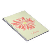 Personalisierte Sheer Wildblume Notizblock (Rechte Seite)