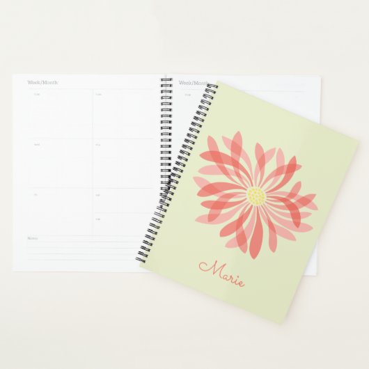 Personalisierte Sheer Wildblume Planer (Anzeige)