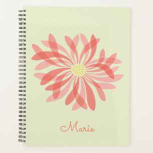 Personalisierte Sheer Wildblume Planer