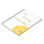 Personalisierte Shine Briwele Notizblock (Linke Seite)